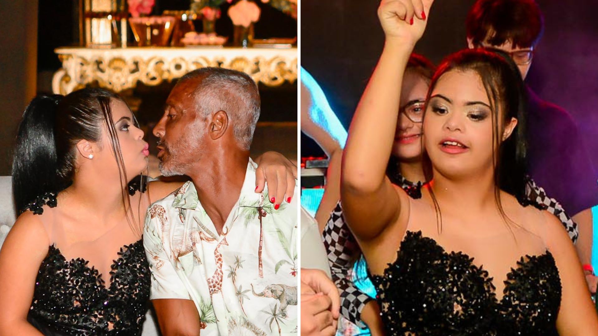 Radiante, filha de Romário comemora 18 anos em festa luxuosa ao lado do namorado