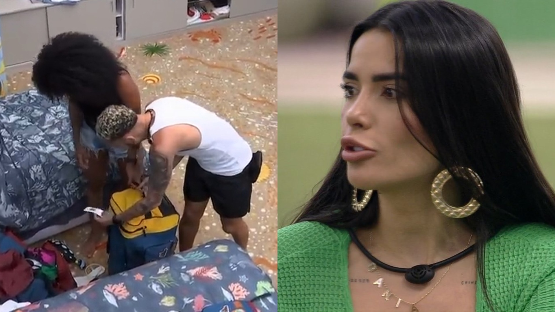BBB23: Fred e Marvvila invadem malas de Dania e público se revolta: “Expulsão”