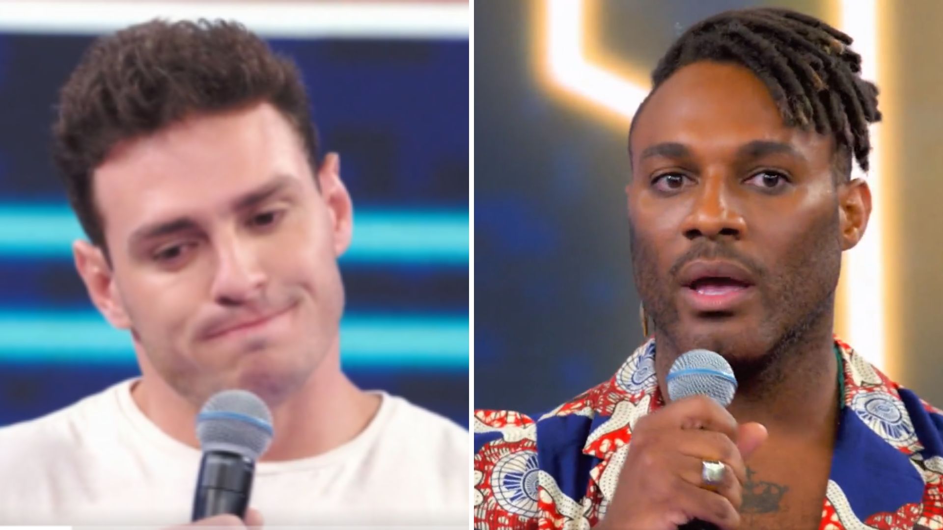 No ‘Domingão’, Fred Nicácio dá invertida em Gustavo após pedido de desculpa: “Racismo”
