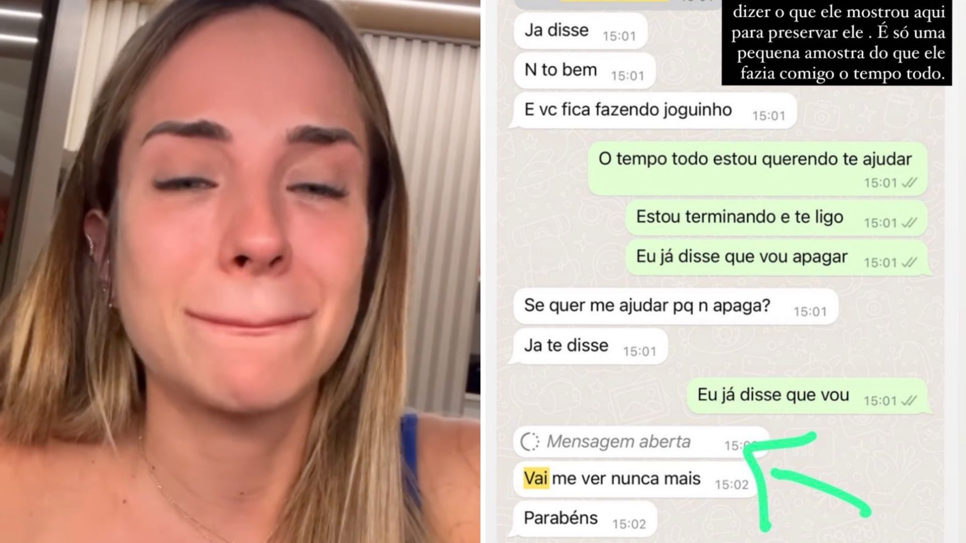 Gabi Martins expõe conversas com o ex e deixa fãs horrorizados: “Ameaças”