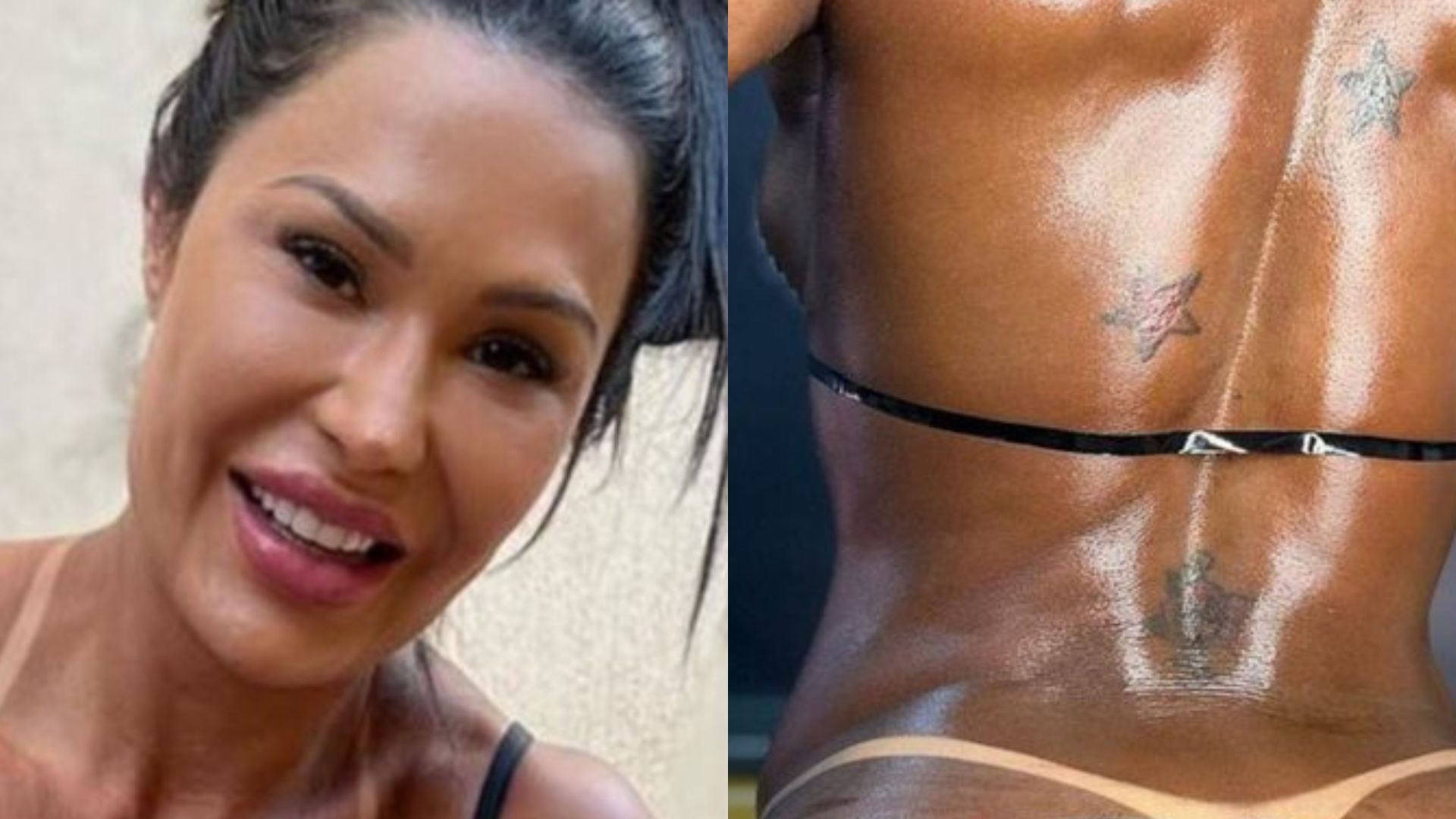 Gracyanne Barbosa tira o biquíni de fita e exibe bronze íntimo: “Gostosa”