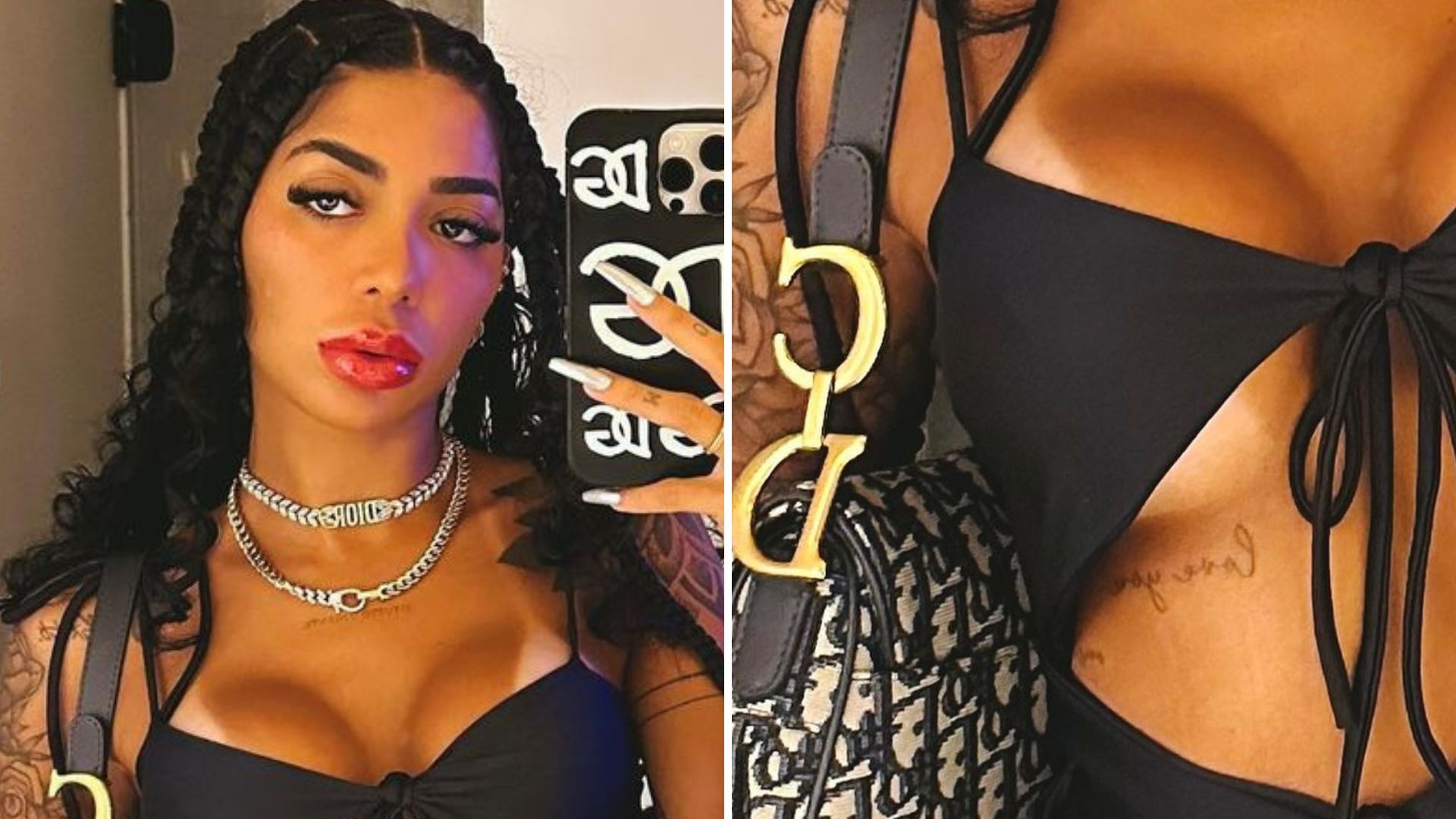Irmã de Gabigol quase explode decote de top recortado e volumão choca: “Gata”