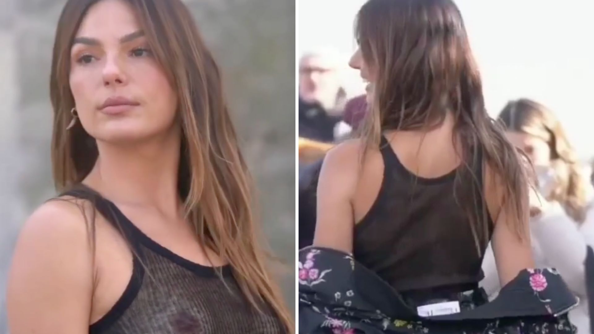 Escândalo! Isis Valverde ‘paga peitinho’ e surge com os seios à mostra em Paris