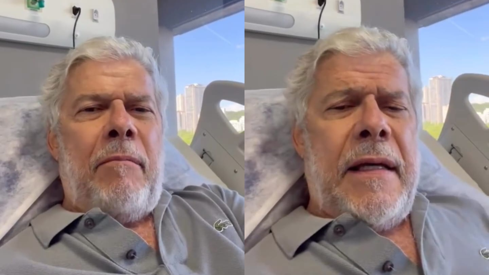 Após internação, José Mayer surge em hospital e desabafa sobre doença rara: “Complicada”