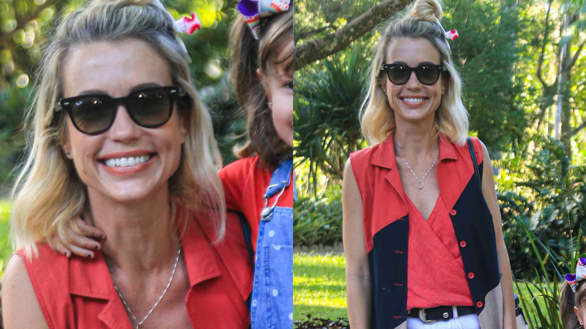Idênticas! Discreta, Juliana Didone faz rara aparição com filha de 4 anos