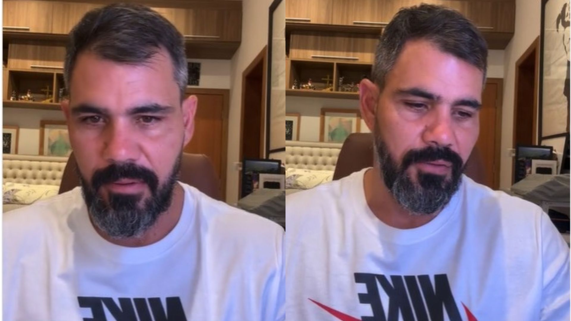 Abatido, Juliano Cazarré atualiza estado de saúde da filha: “Ela tá precisando”