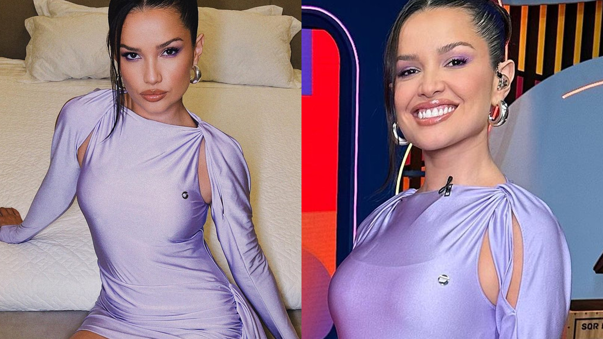 Ex-BBB Juliette faz pose fatal nas pernas com vestido mínimo: “Monumento”