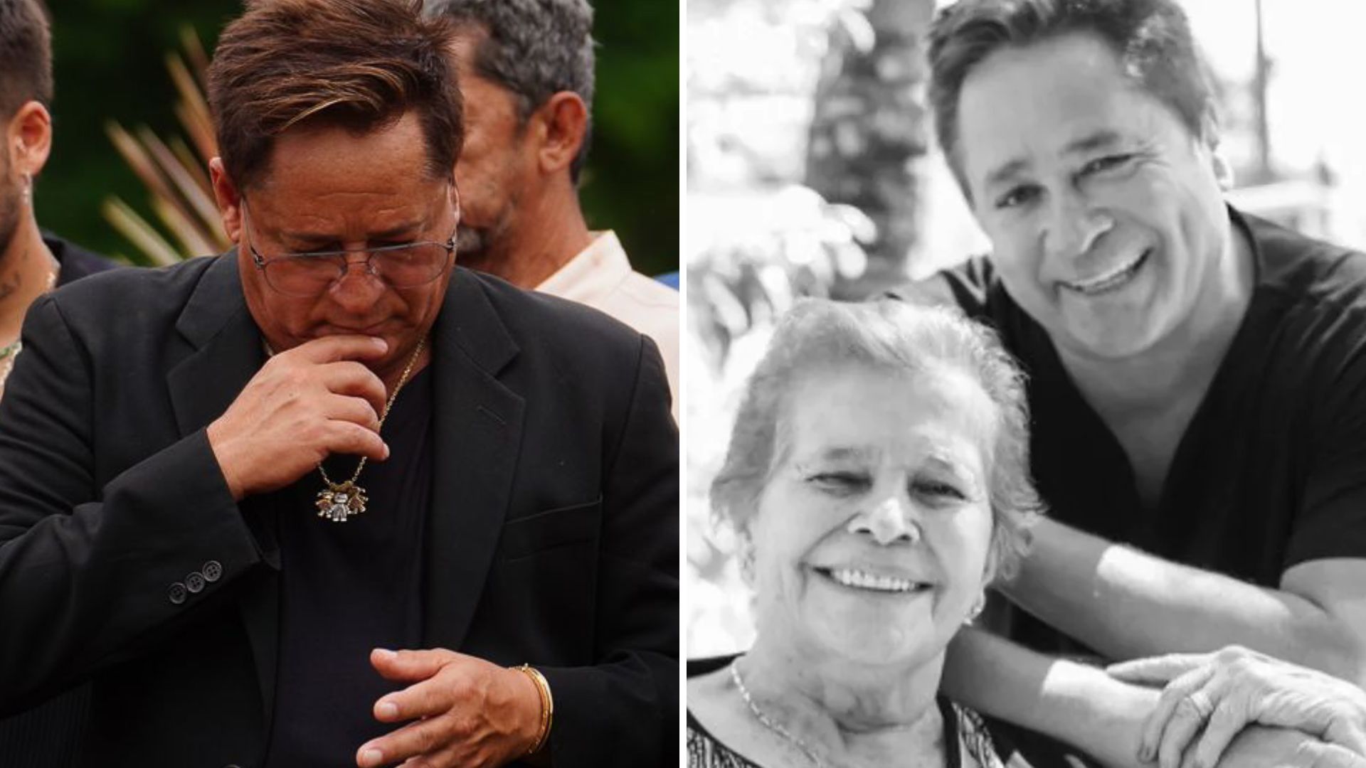 No velório, Leonardo se despede da mãe após falecimento surpresa: “Sofria muito”