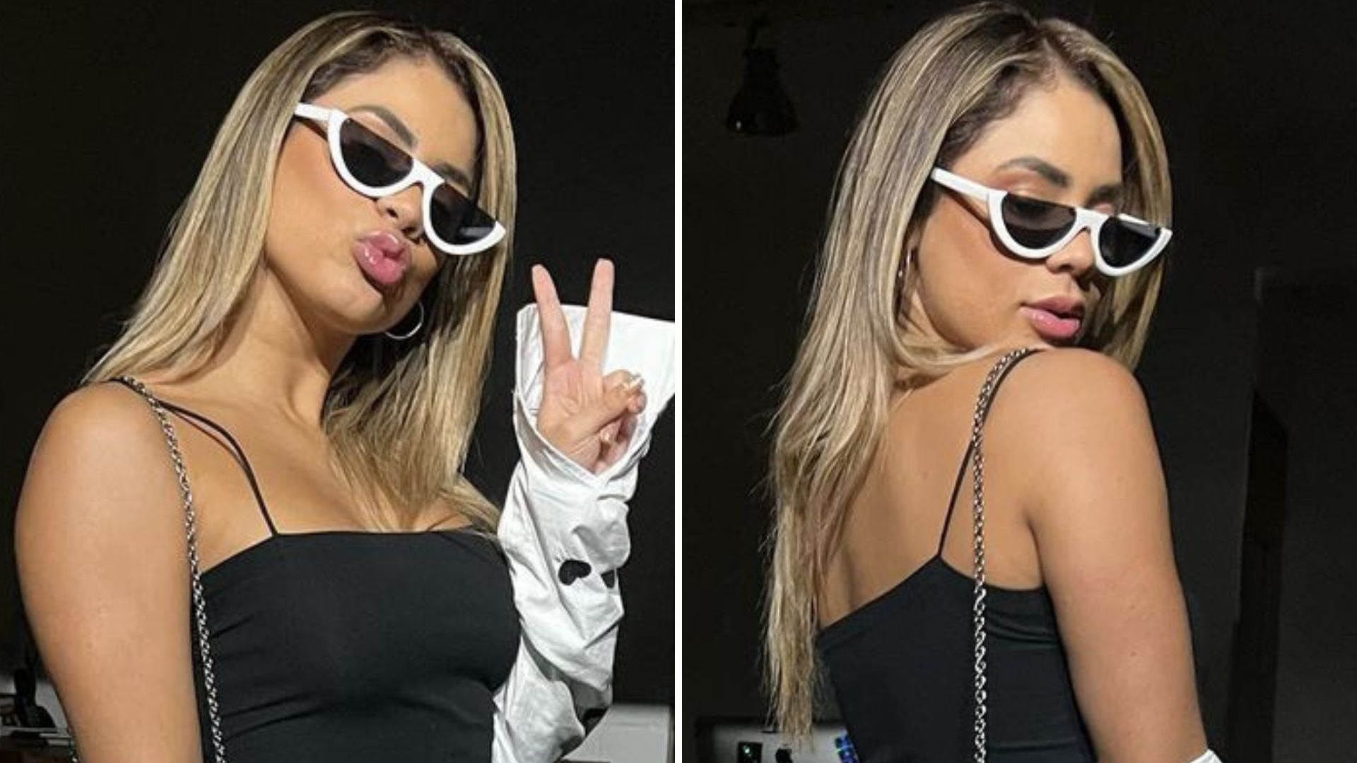 Solteira, Lexa aperta corpão em microvestido preto e atiça fãs: “Popotão”