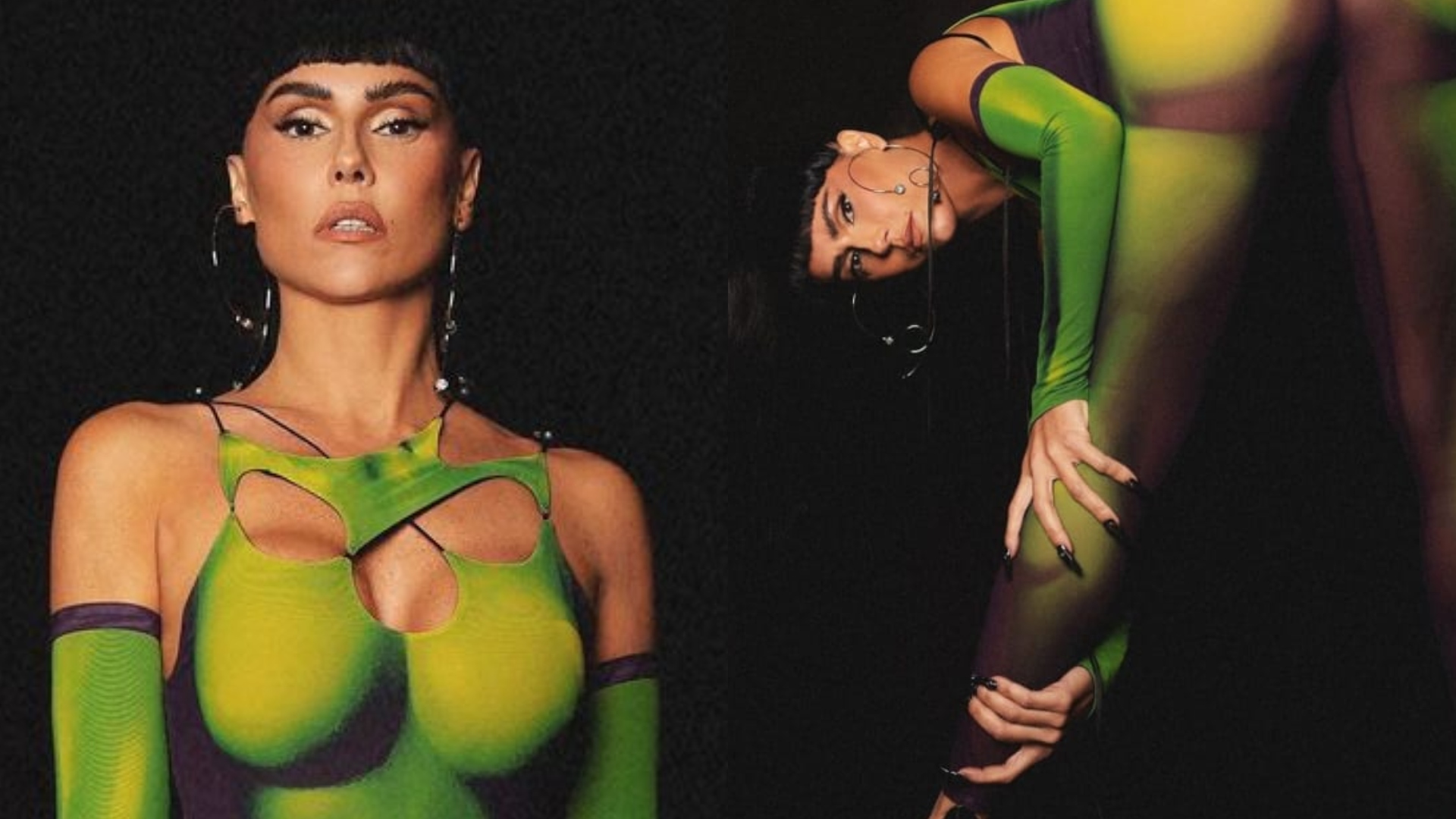 Ousada, Deborah Secco empina bumbum e coloca corpão para jogo em look apertadinho