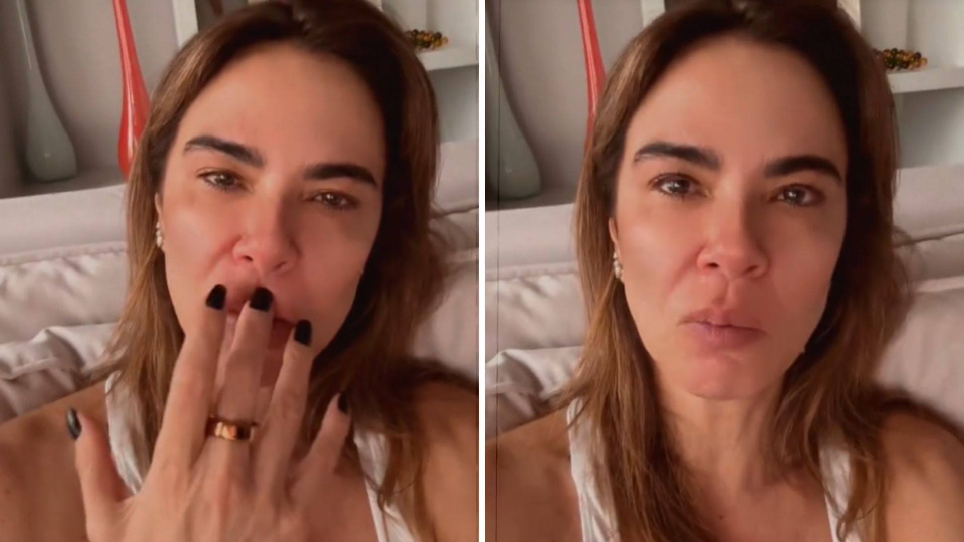 Luciana Gimenez desaba ao não ver melhora na perna: “Não tá fácil”