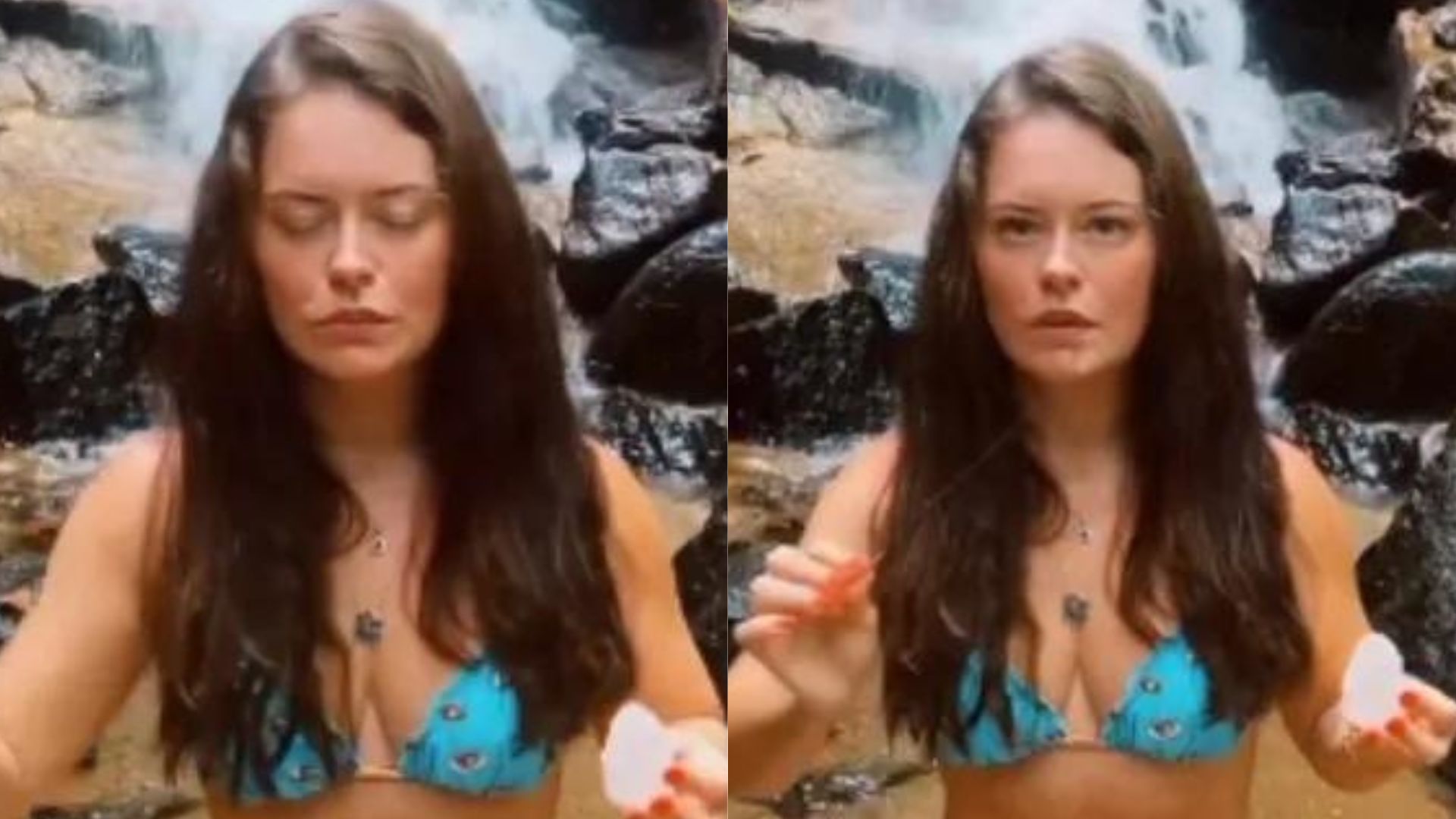 Indireta? Mari Bridi ensina ritual na cachoeira com música sobre ex: “Desestresse”