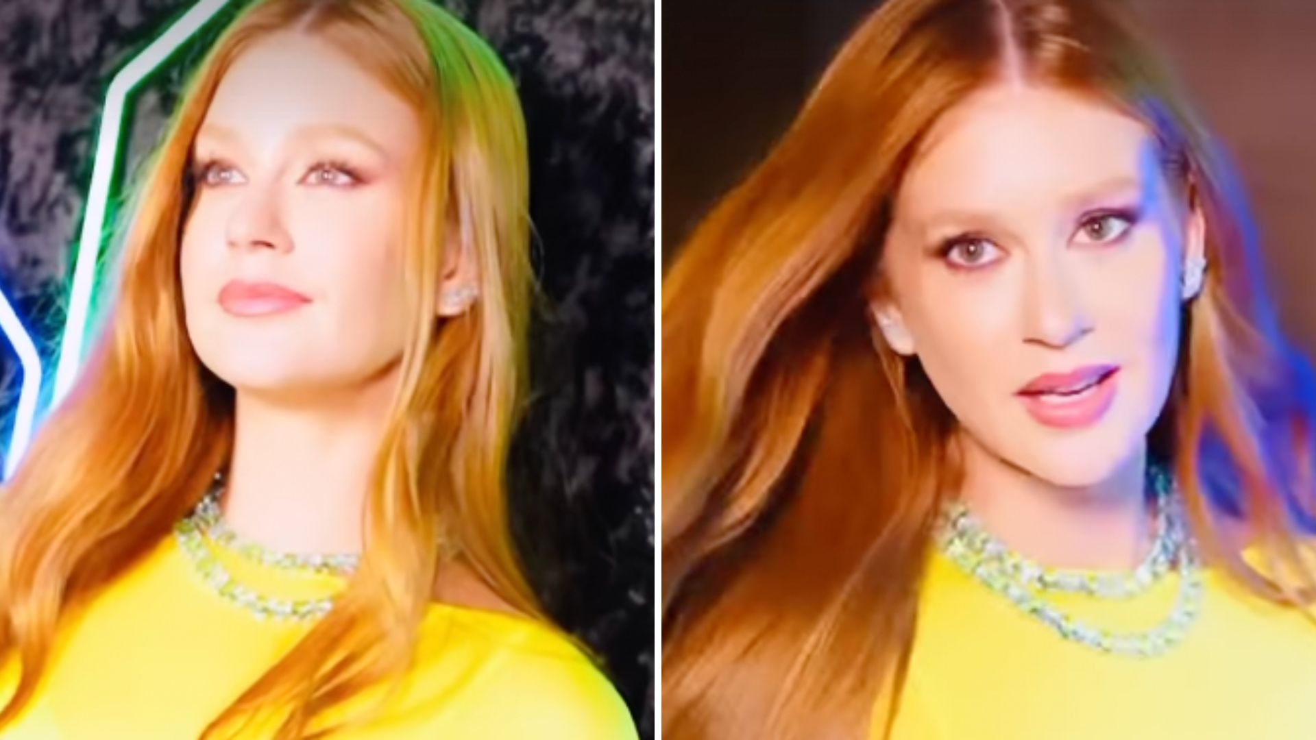 Escândalo! Com vestido transparente, Marina Ruy Barbosa deixa calcinha e sutiã à mostra