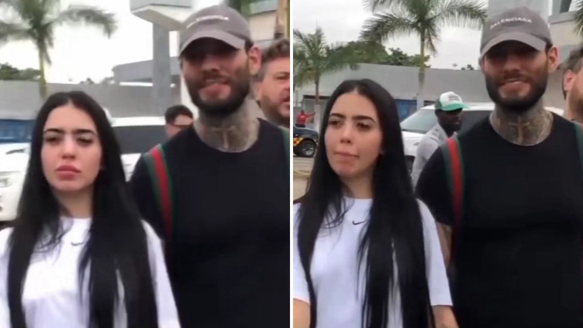 Namorando? Lucas Lucco e MC Mirella são flagrados de mãos dadas em viagem