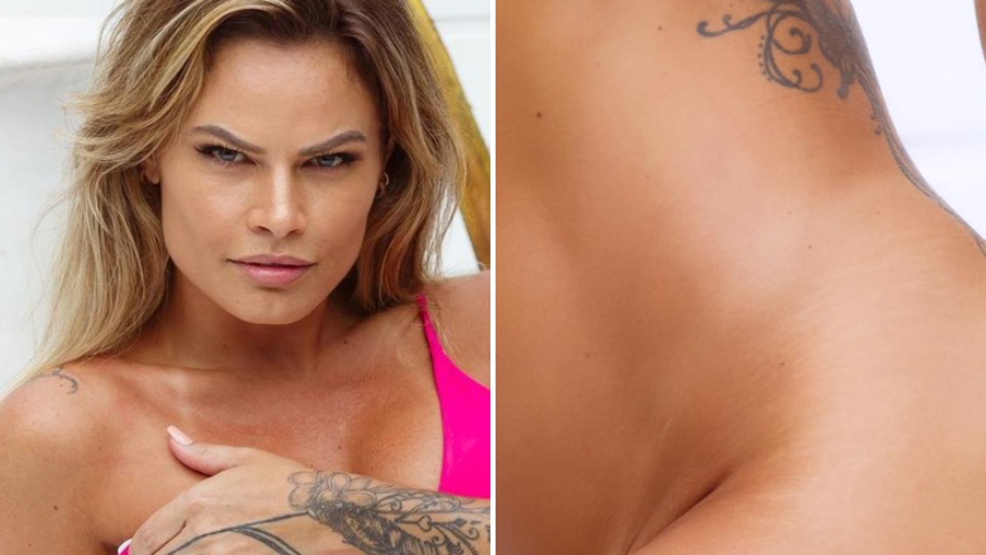 Ex-BBB Nati Casassola tira o maiô e mostra as dobrinhas da virilha: “Escândalo”
