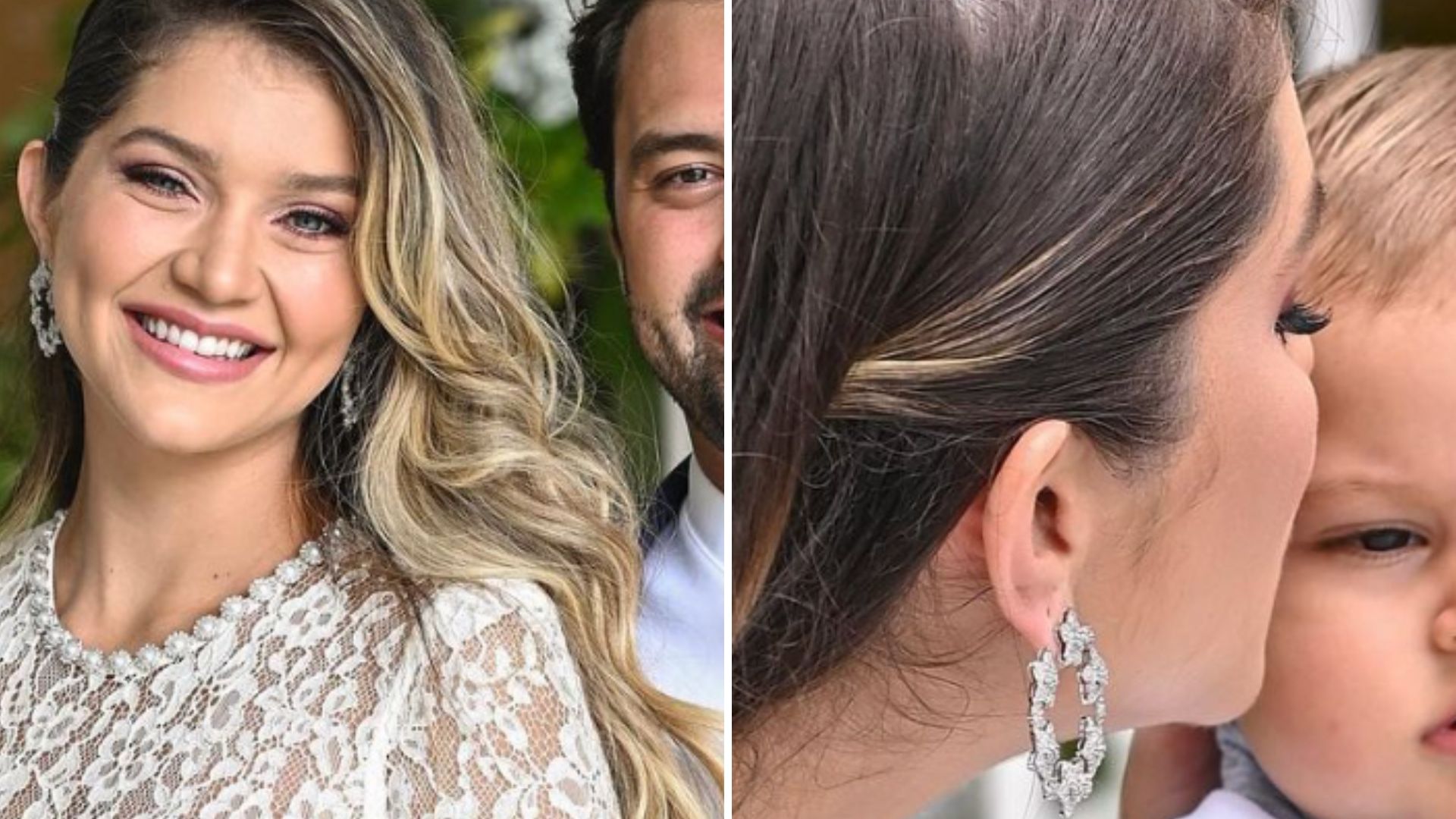 Neto do sertanejo Leandro rouba a cena no casamento da mãe: “Um príncipe”