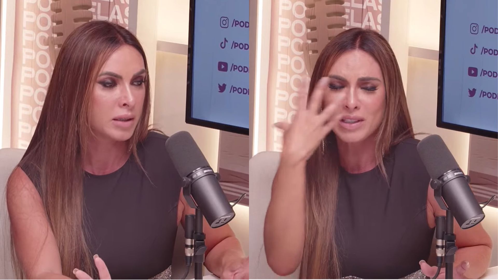 Nicole Bahls detalha episódio de ‘banho de vômito’ no Pânico: “Não podia parar”
