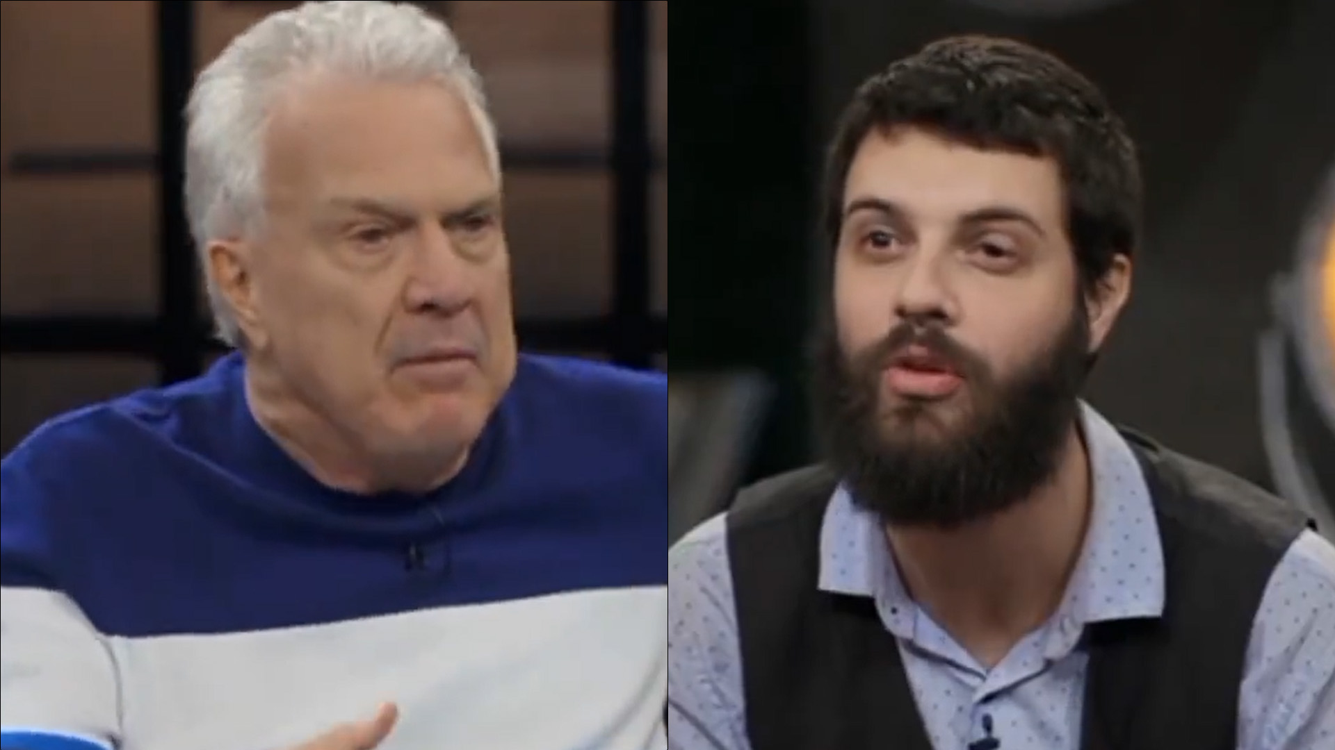 Gente? Pedro Bial é xingado por convidado durante entrevista: “Vai tomar no…”