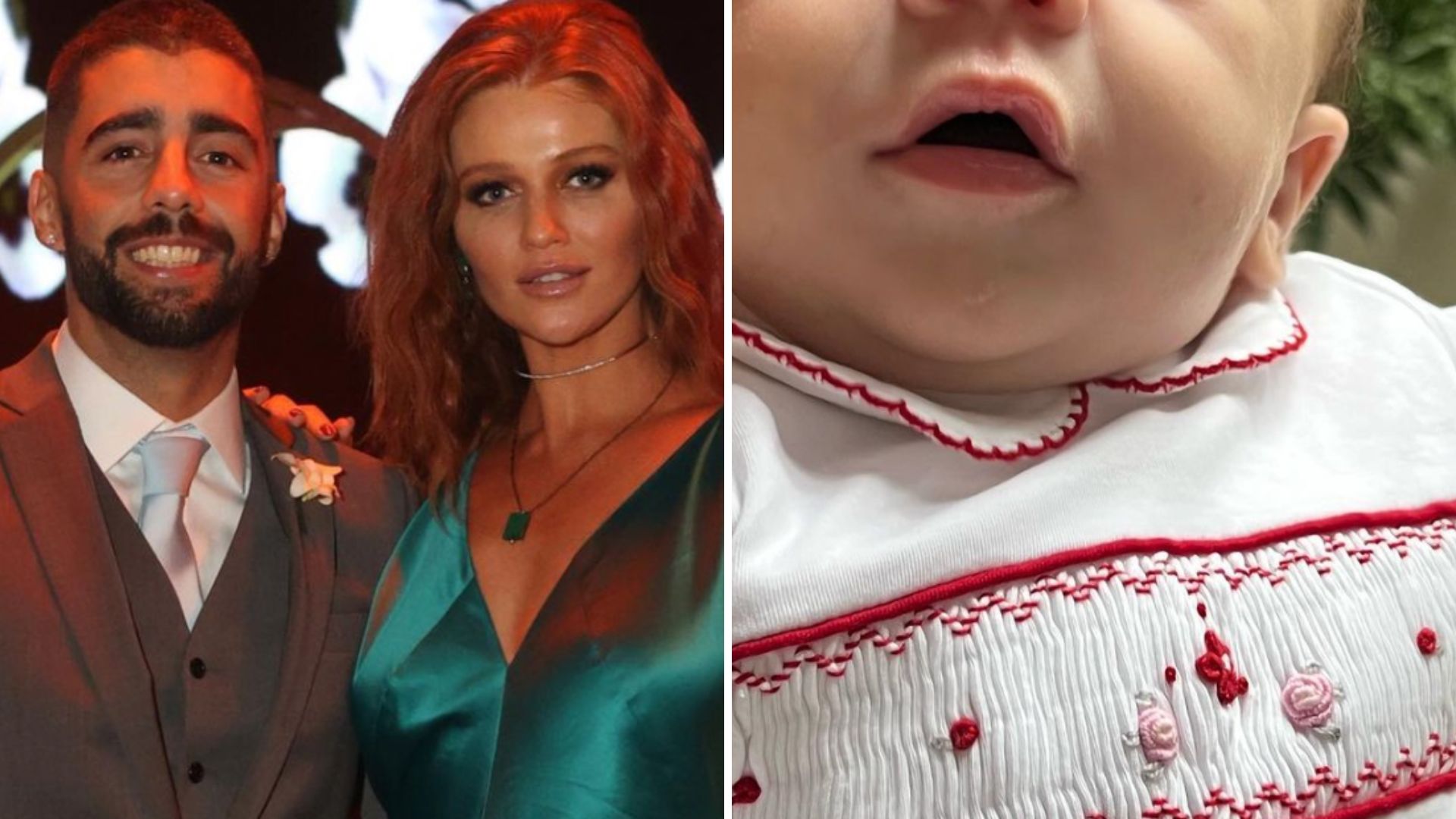 Cara do pai ou da mãe? Filha de Scooby e Cintia Dicker aparece em foto e confunde fãs
