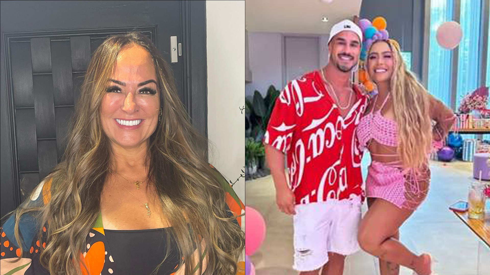 Reataram? Irmã de Neymar recebe ex-namorado da mãe em festa de aniversário