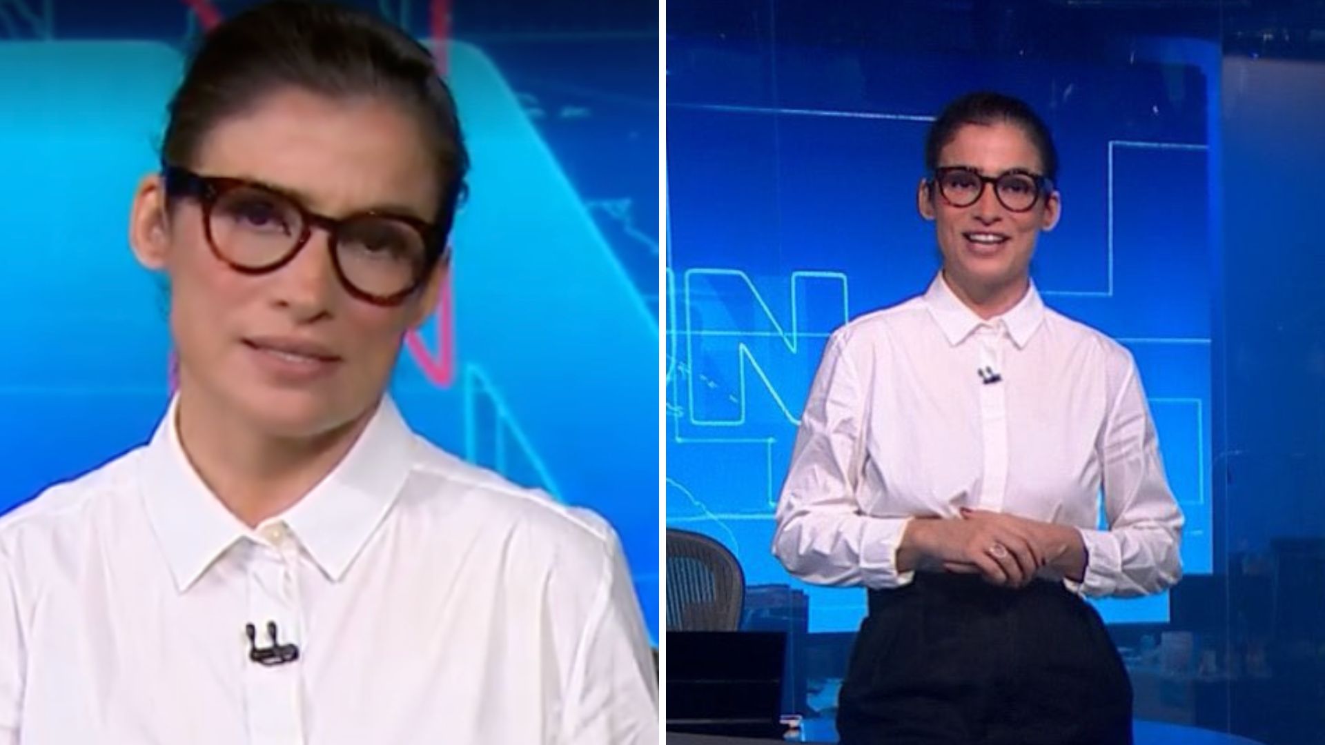 Renata Vasconcellos inova ao apresentar o JN sem sapato: “Nunca vi algo assim”