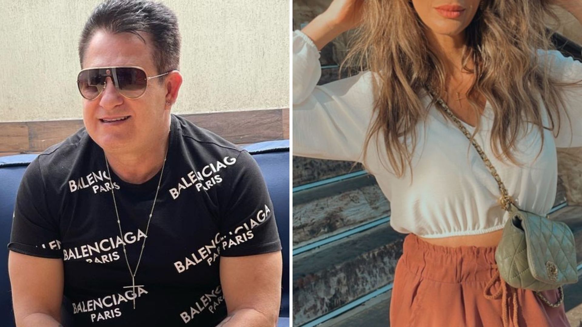 Ele tá podendo! Sertanejo Marrone assume namoro com loira gatíssima