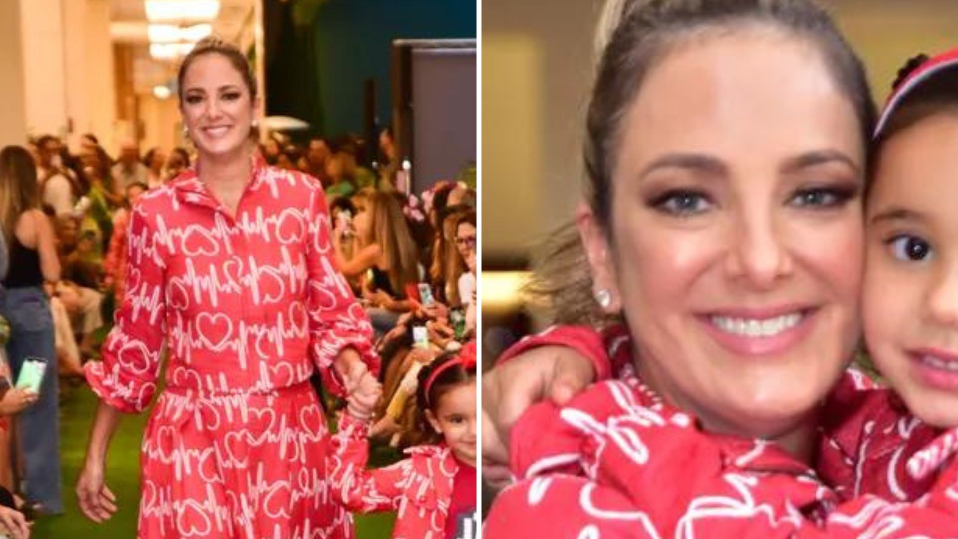 Ticiane Pinheiro encanta ao desfilar com filha caçula em São Paulo; veja fotos