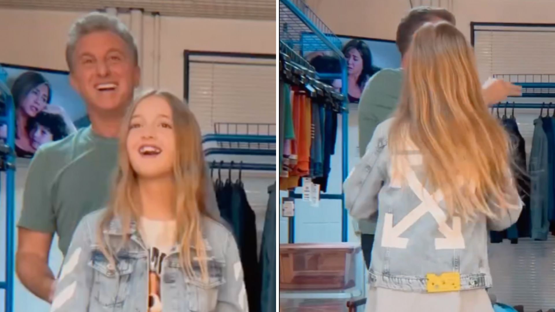 Vídeo de Huck dançando com a filha é considerado inapropriado: “Noção passou longe”