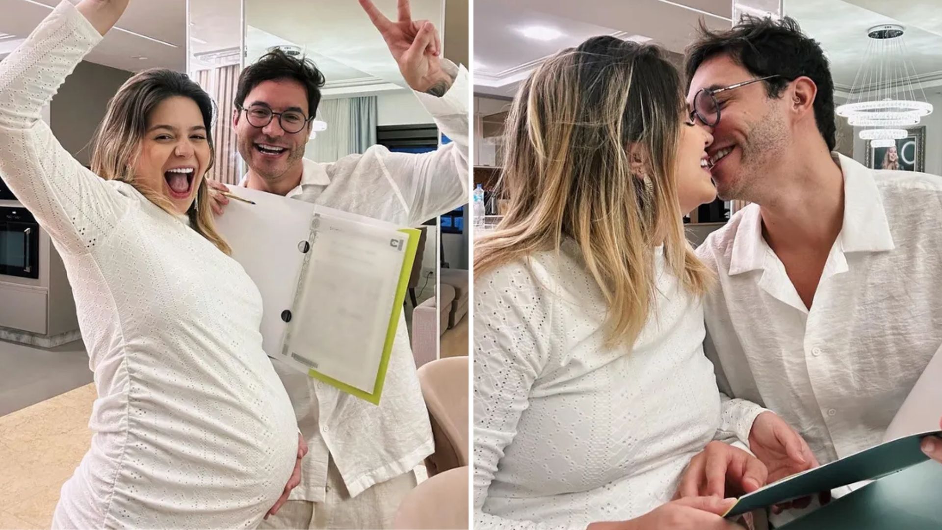Viih Tube e Eliezer se casam antes do nascimento da filha: “Amor puro”