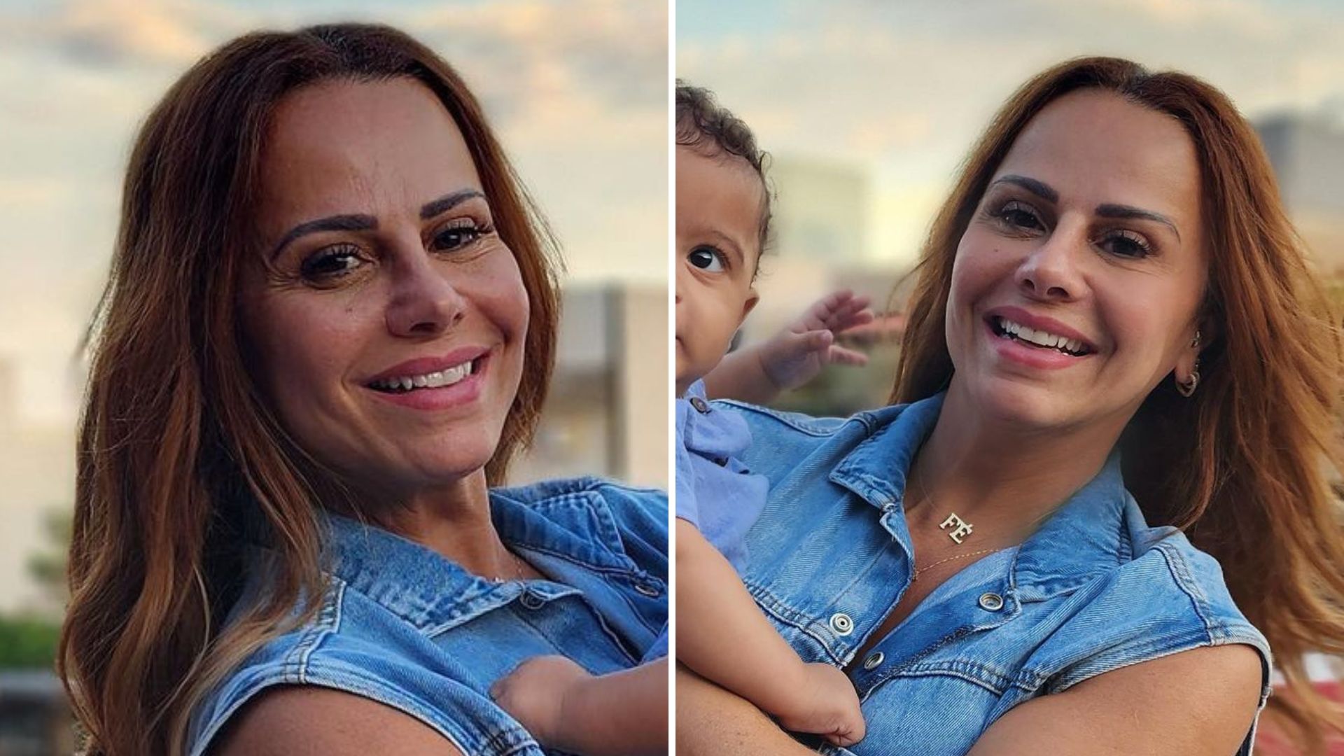 Viviane Araujo encanta ao combinar looks com filho: “Alegria da minha vida”