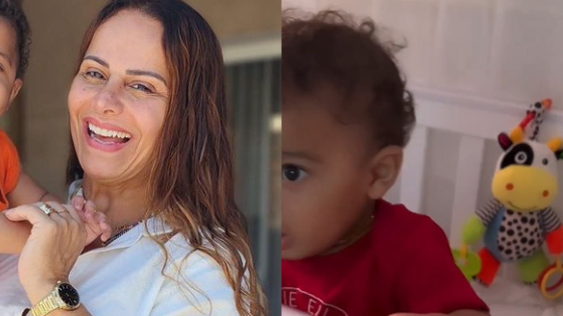 Ele cresceu! Viviane Araújo mostra bebê de seis meses em pé: “Tempo voa”