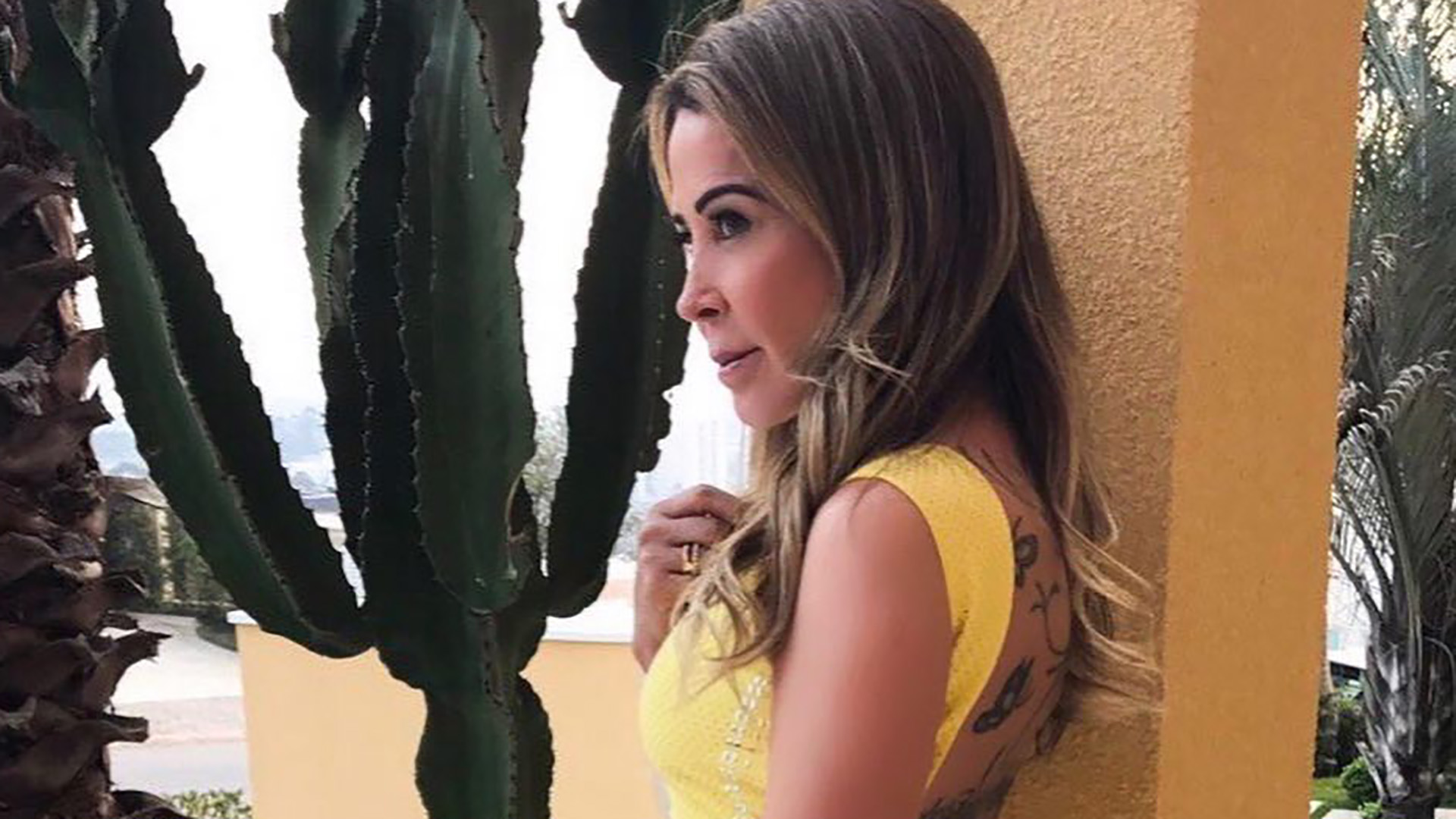De costas, Zilu Camargo empina bumbum redondinho em vestido colado: “Surra nas novinhas”