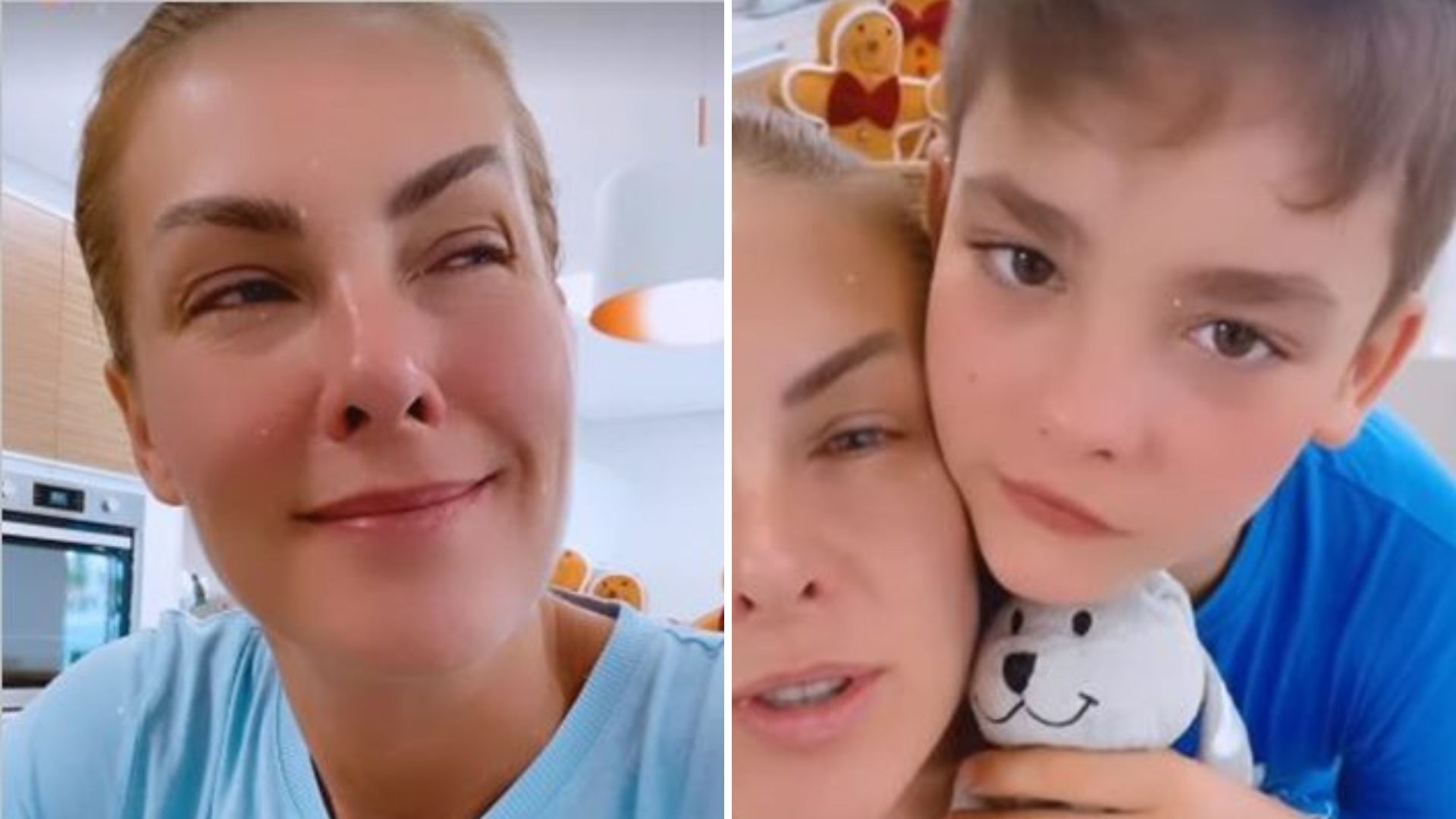 Abatida, Ana Hickmann grava vídeo corajoso e cita o filho, Alexandre: “Dias sem dormir”