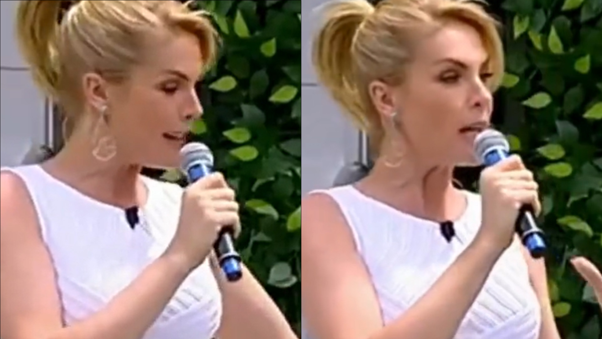 Após violência doméstica, Ana Hickmann mostra hematoma do braço no ‘Hoje em Dia’