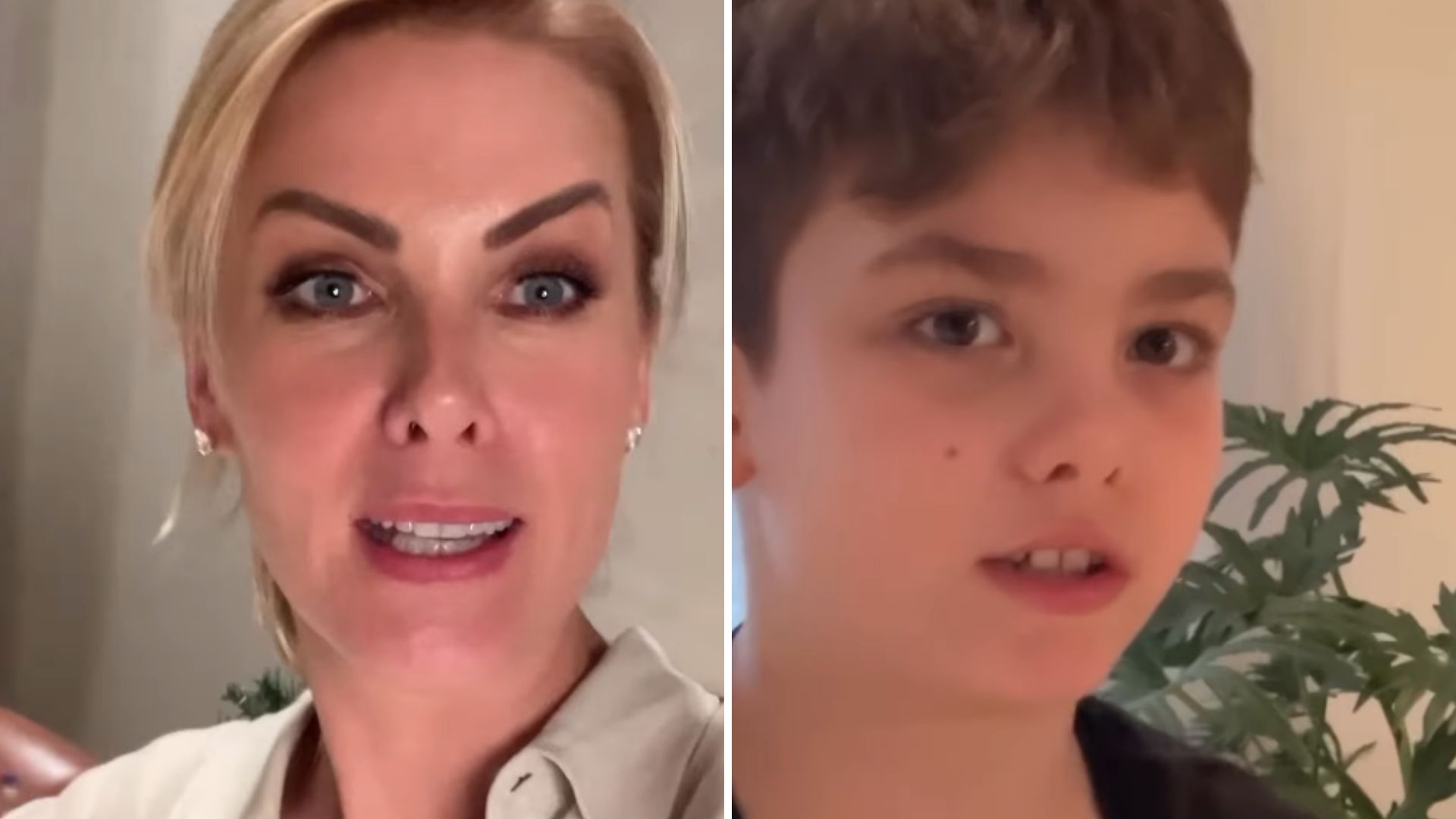 Ana Hickmann reaparece com o filho após escandalo: “Minha casa tá uma bagunça”