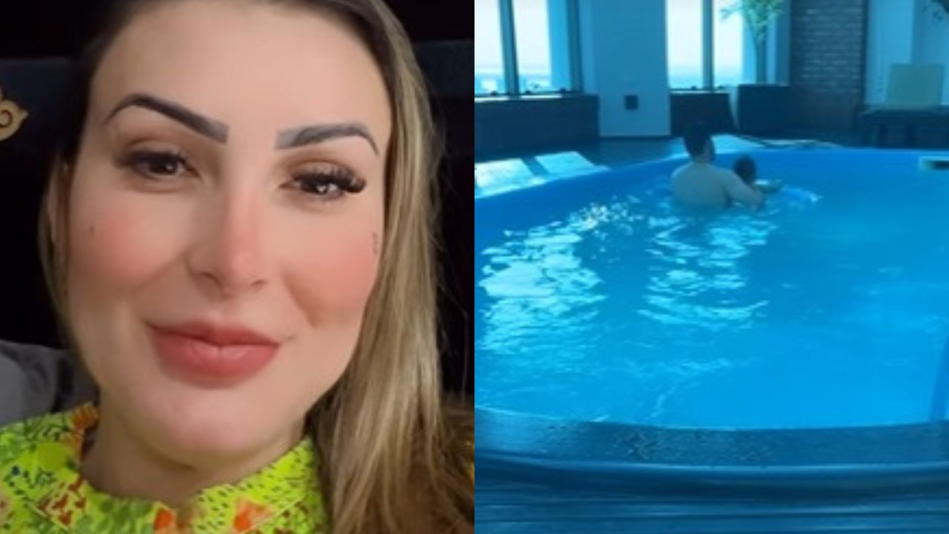 Voltaram? Andressa Urach registra momento íntimo do caçula com ex-marido: “Amores”