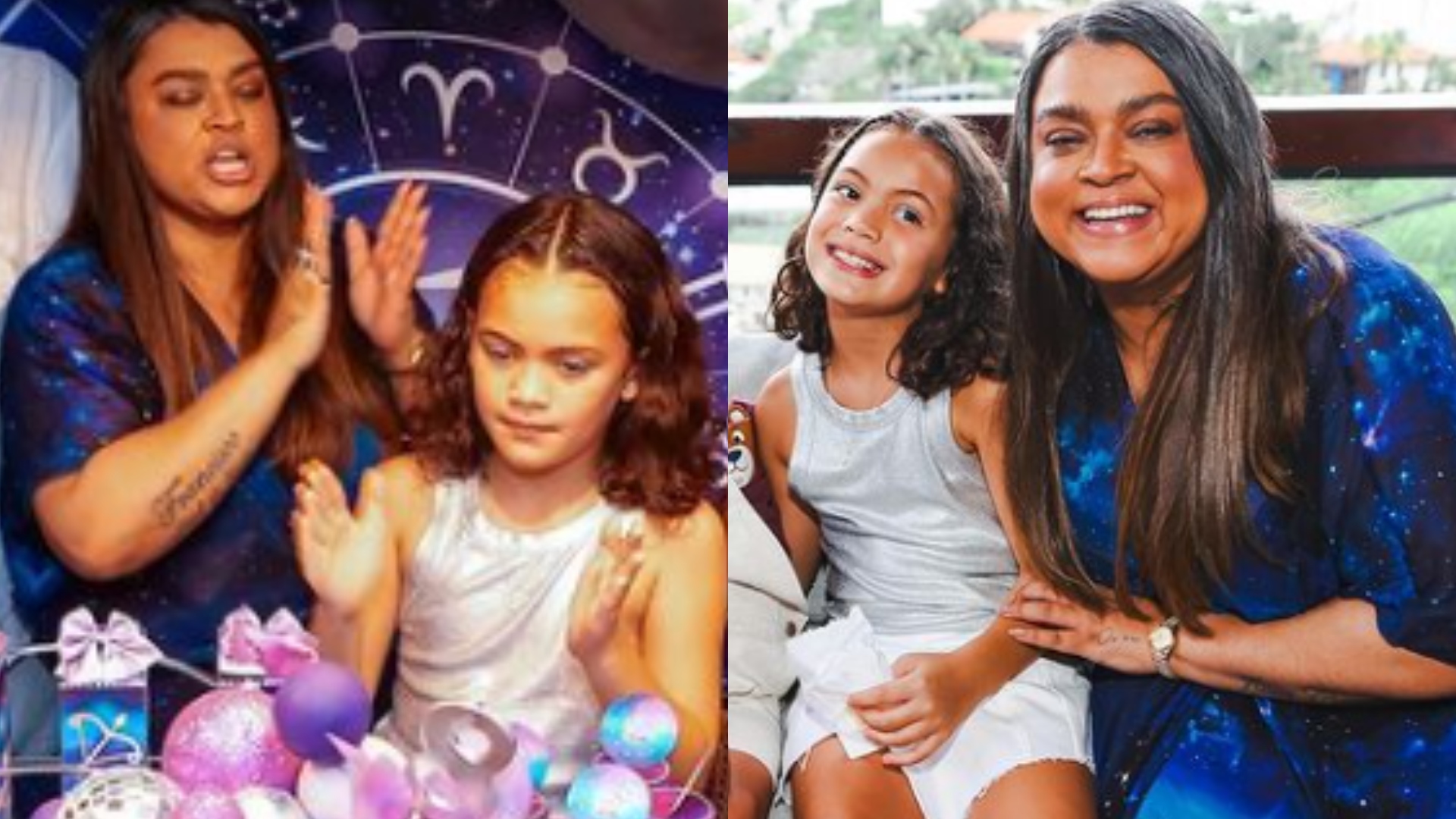 Com decoração lindíssima, Preta Gil mostra os detalhes do festão de aniversário da neta