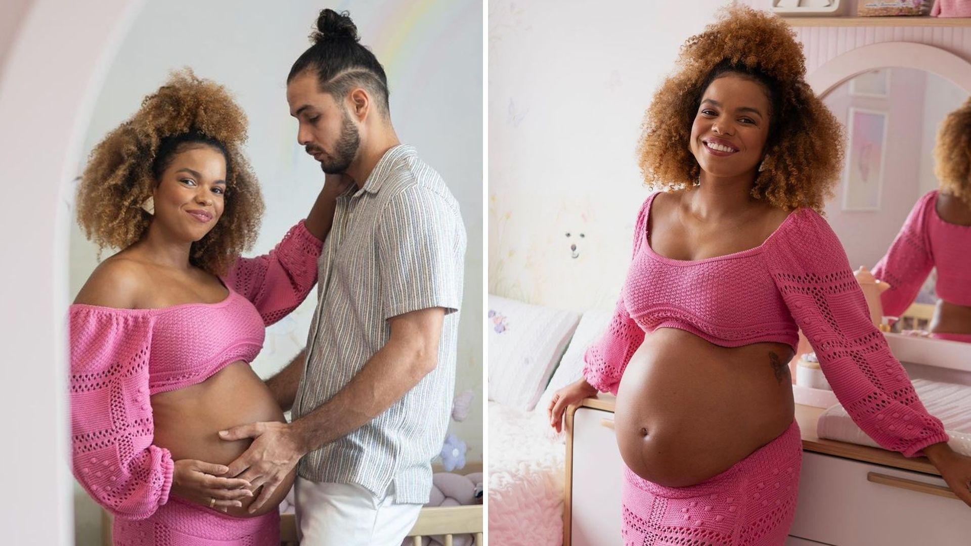 Arco-íris, fadas e borboletas: Jeniffer Nascimento mostra decoração do quarto da primeira filha