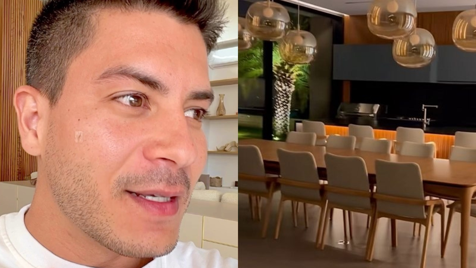 Arthur Aguiar exibe detalhes de nova mansão milionária: “Deus separou pra mim”
