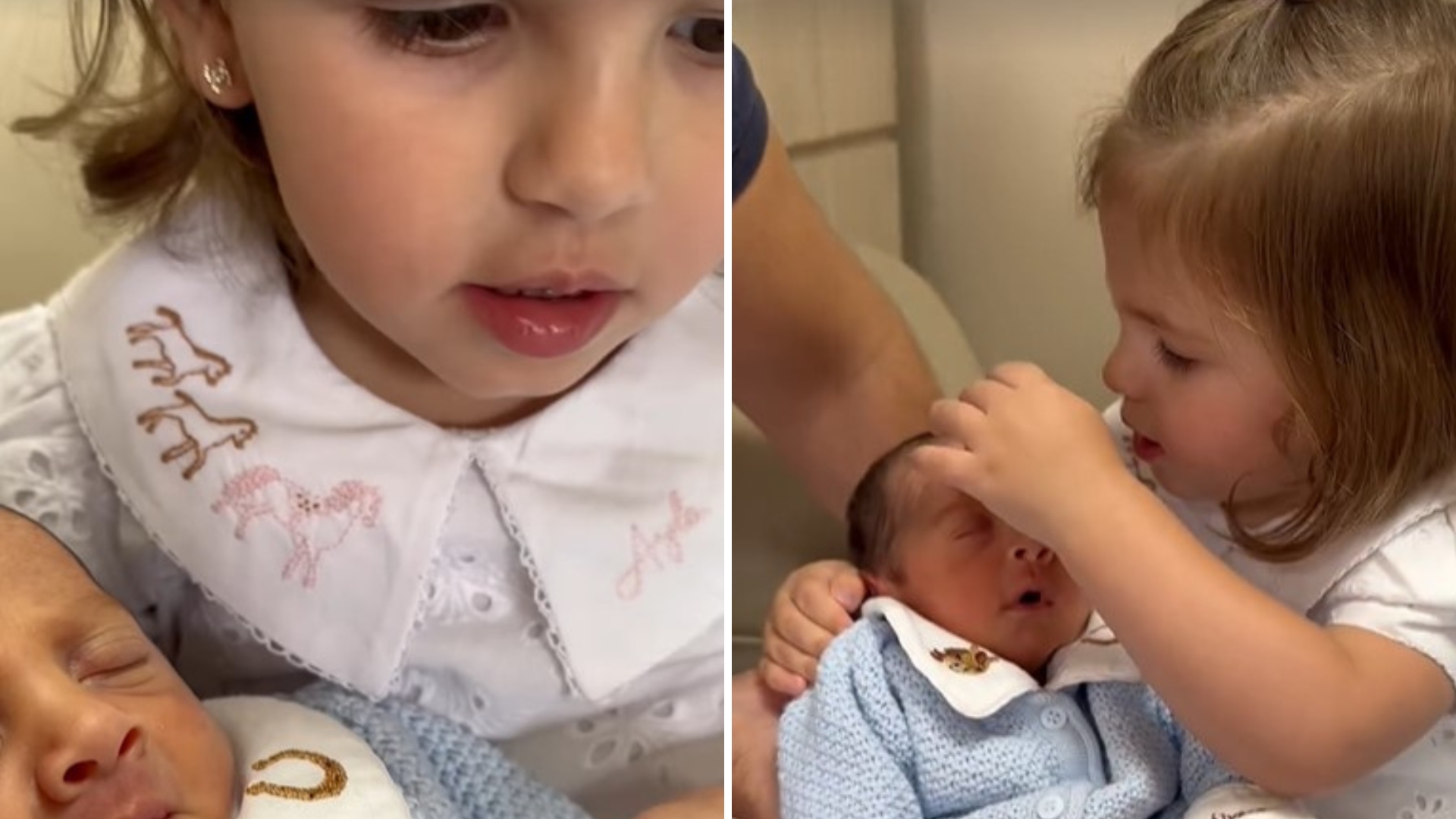 Bárbara Evans encanta ao mostrar encontro da primogênita com os irmãos gêmeos: “Irmãozinho”
