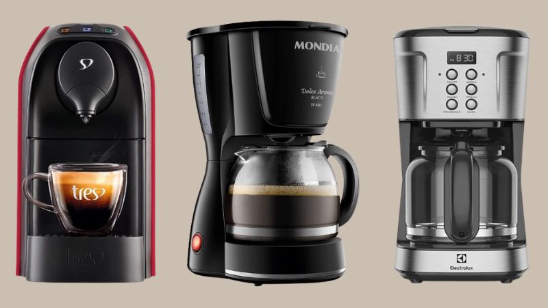 Cafeteiras: 6 opções incríveis para quem ama a bebida no dia a dia