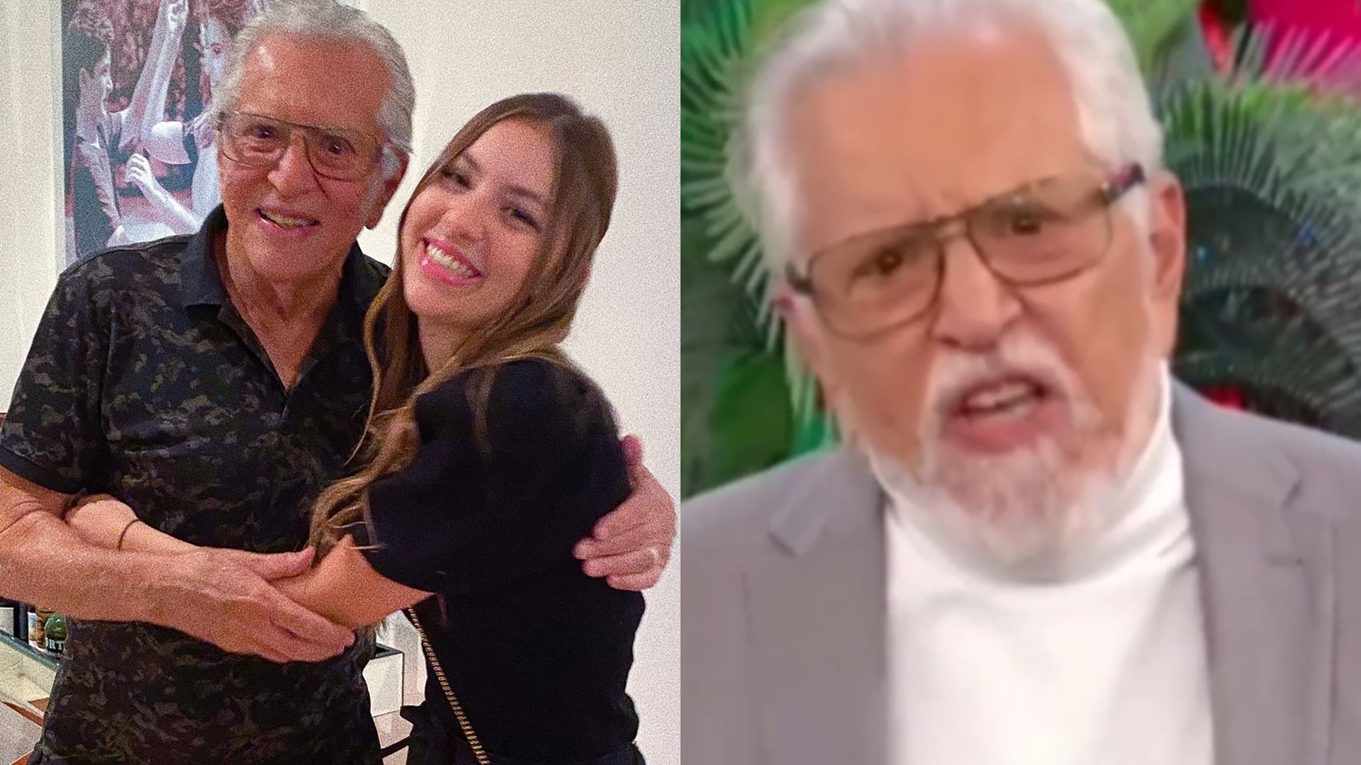 Neta atualiza estado de Carlos Alberto de Nóbrega após internação às pressas: “Trincou”
