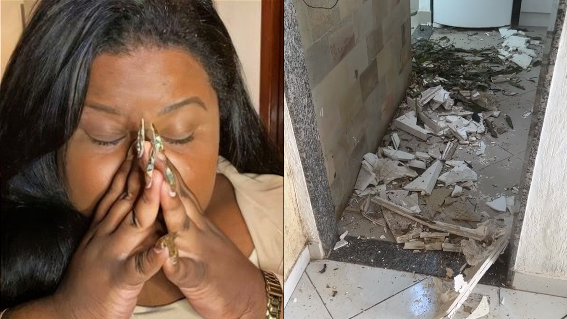 Casa de MC Carol é atingida por árvore e fica destruída: “Não chorar…”