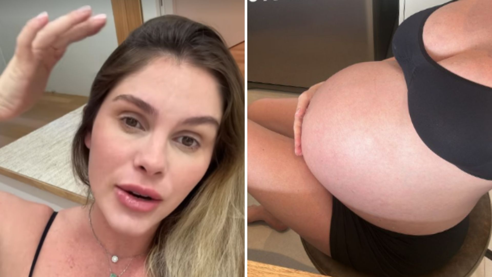Como está Bárbara Evans? Modelo desabafa sobre final da gravidez: “Choro”