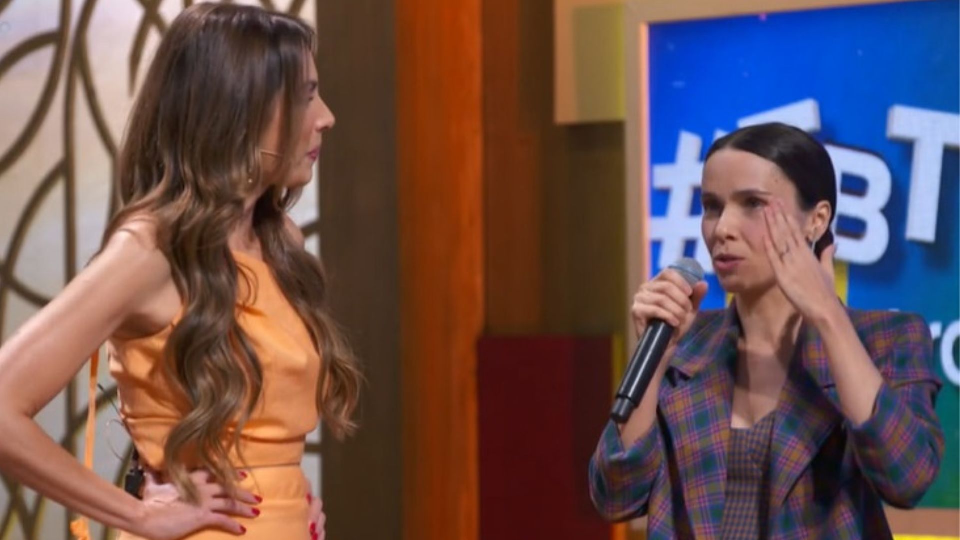 No ‘Encontro’, Débora Falabella revela atuação da irmã como dublê: “Parecida comigo”