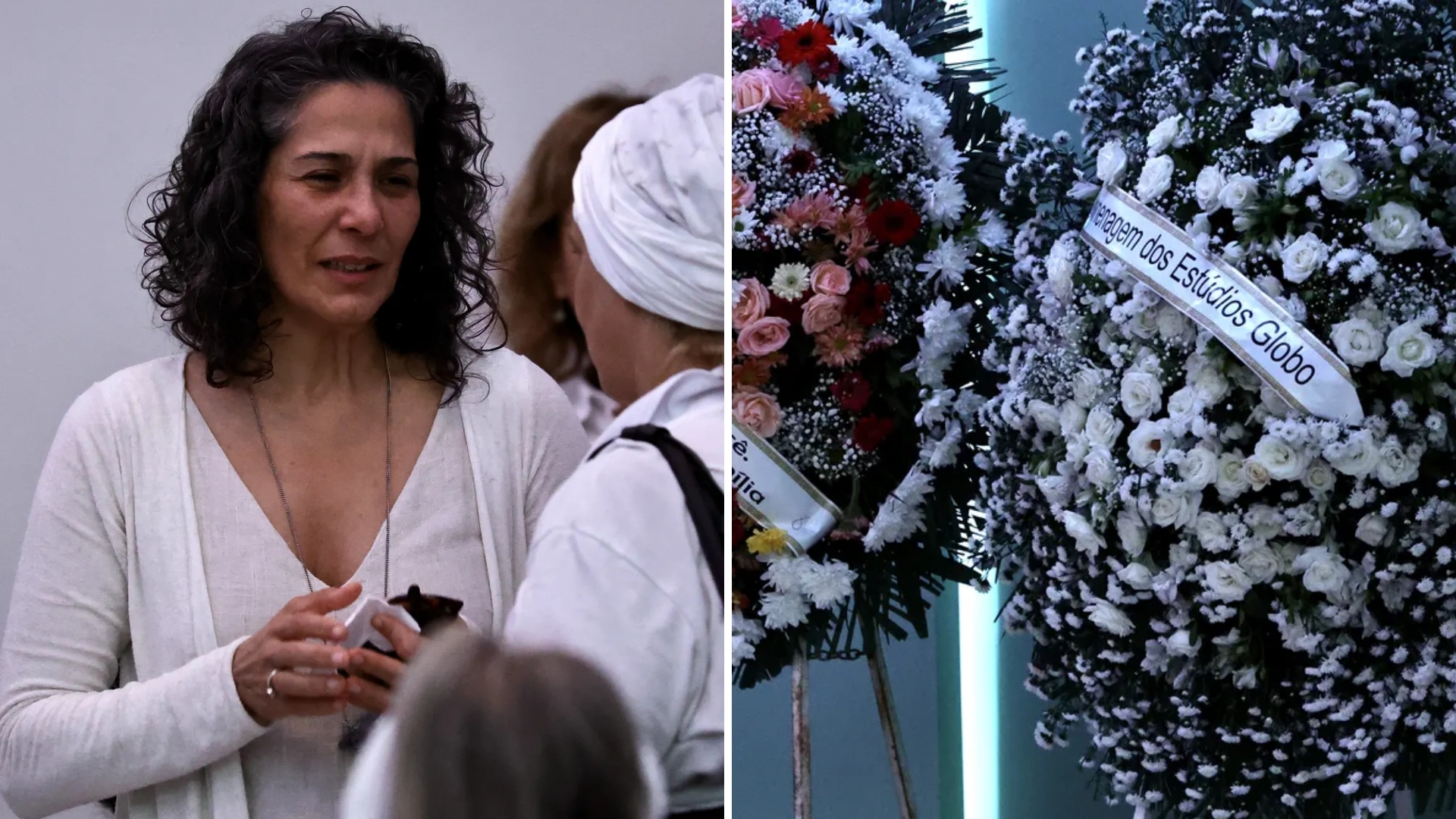 Elizangela é velada por familiares, amigos e fãs no Rio de Janeiro