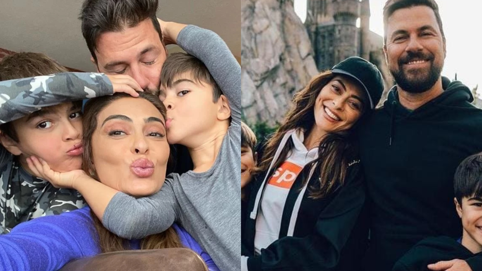 Como estão os filhos de Juliana Paes? Enormes, Pedro e Antônio parecem gêmeos