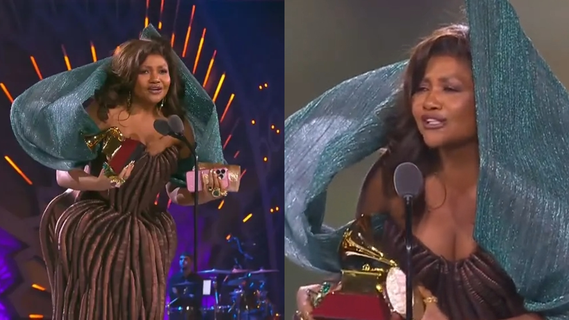 Gaby Amarantos faz discurso emocionante ao vencer o Grammy Latino: “Sou independente”