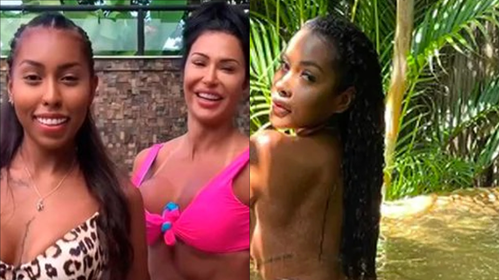 De topless, irmã de Gracyanne Barbosa polemiza com seios à mostra: “Ousada”