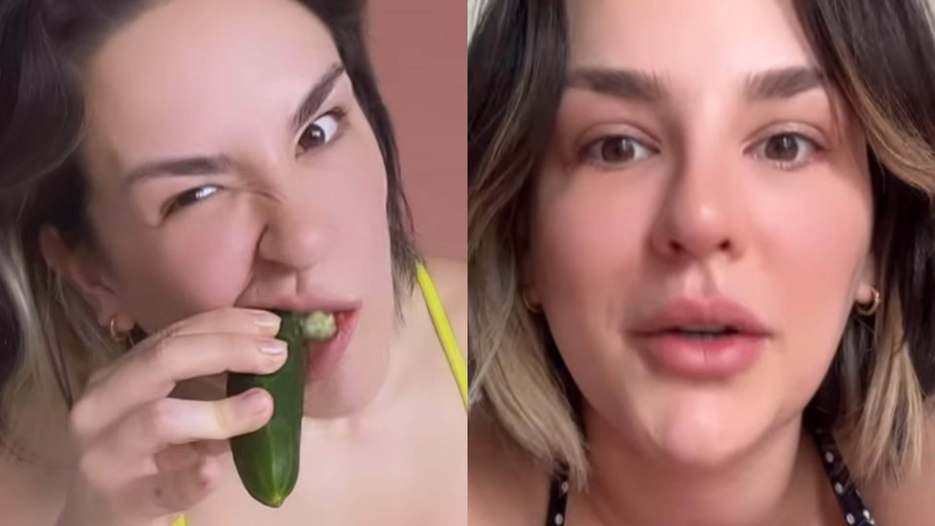 Kéfera dá dica para emagrecer e é detonada na web: “Pepino com gelatina”